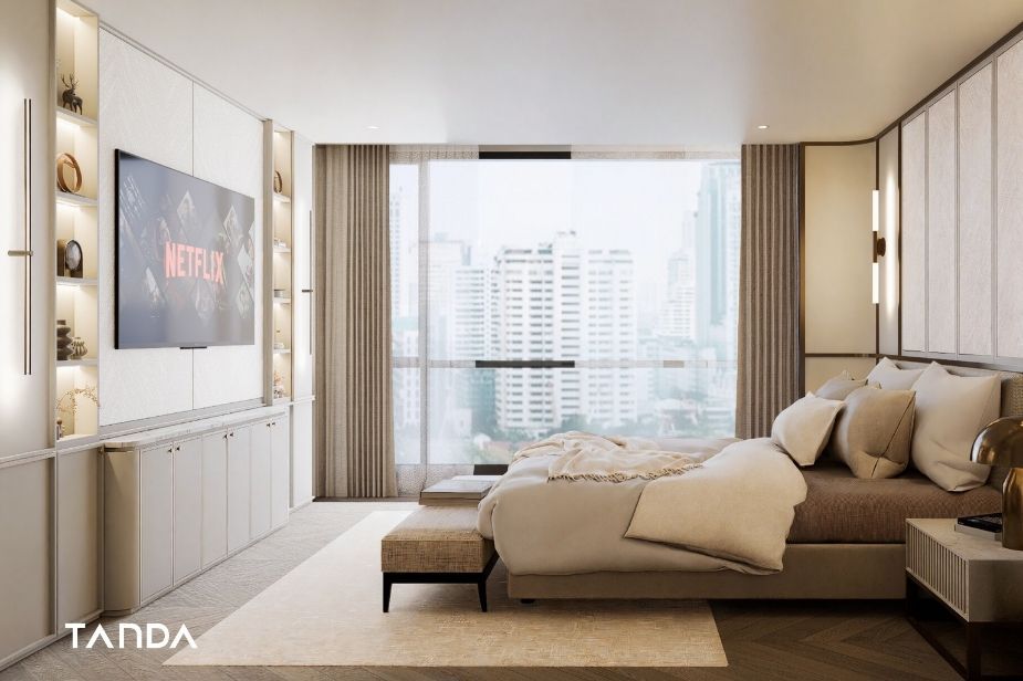 ห้องนอนเรียบหรูดูแพง เป็นอย่างไร?