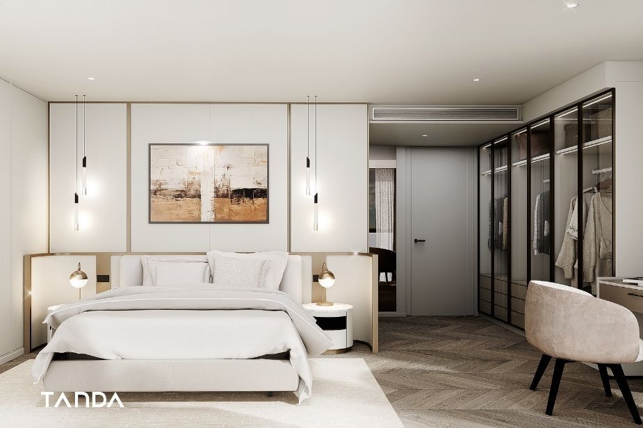 ไอเดียตกแต่งห้องนอนเรียบหรูดูแพง