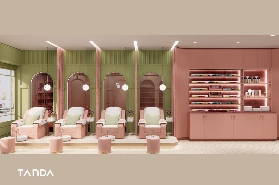 แบบร้านทำเล็บสวยๆ สไตล์ต่างๆ