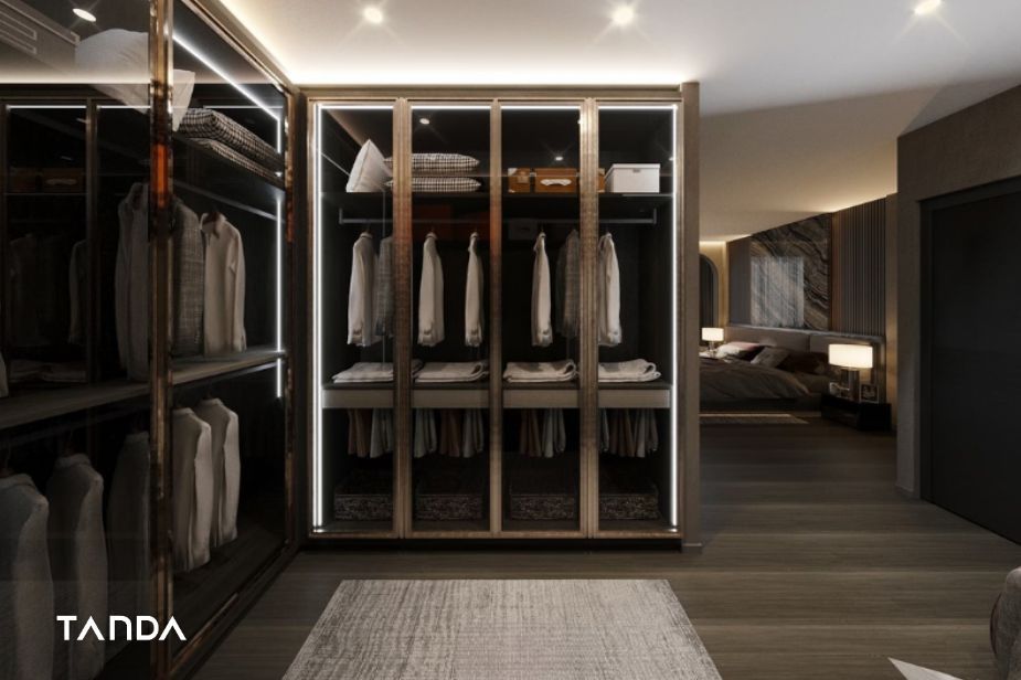 ไอเดียแต่ง Walk-in Closet ในห้องนอนให้สวยเหมือนนิตยสาร  