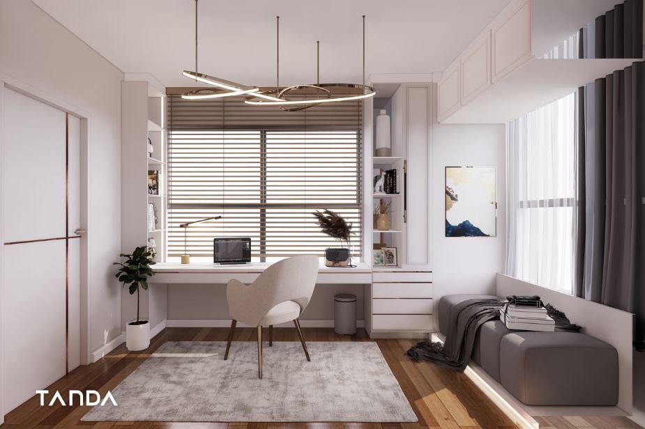 ห้องเล็กไม่ใช่ปัญหา! ไอเดียจัดห้องทำงานให้ดูกว้างขึ้น