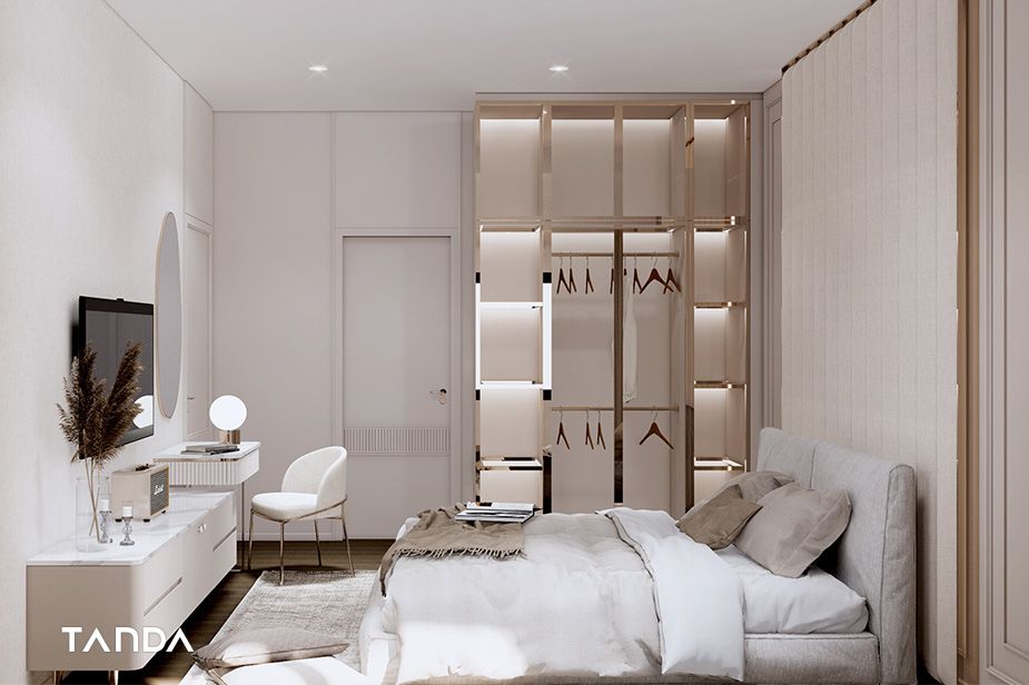 บิลต์อินห้องนอนสไตล์ลักซ์ชัวรี