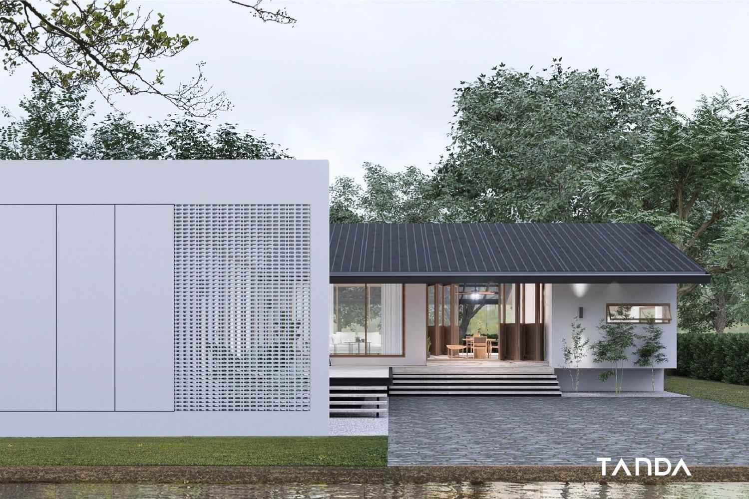 แบบบ้านสไตล์โมเดิร์นชั้นเดียว